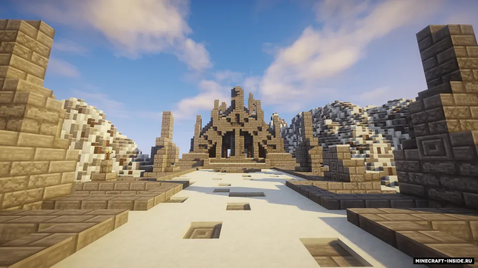 A Northen Temple from Skyrim — Minecraft xarita, rasm 6