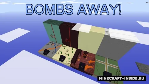 Bombs Away! — Minecraft xarita, rasm 1