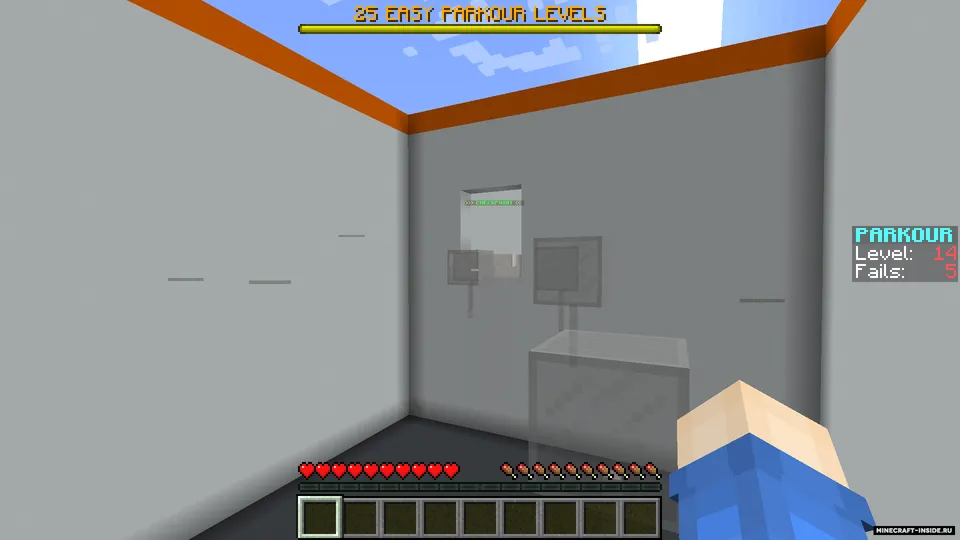 25 Easy Parkour Levels — Minecraft xarita, rasm 2