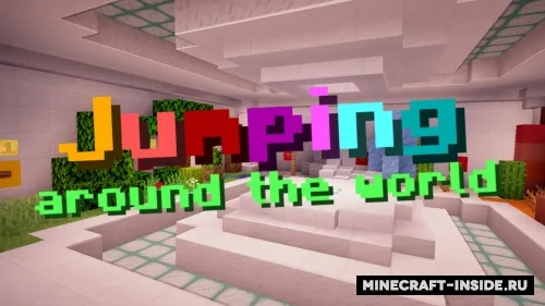 Jumping Around the World — Minecraft xarita, rasm 1