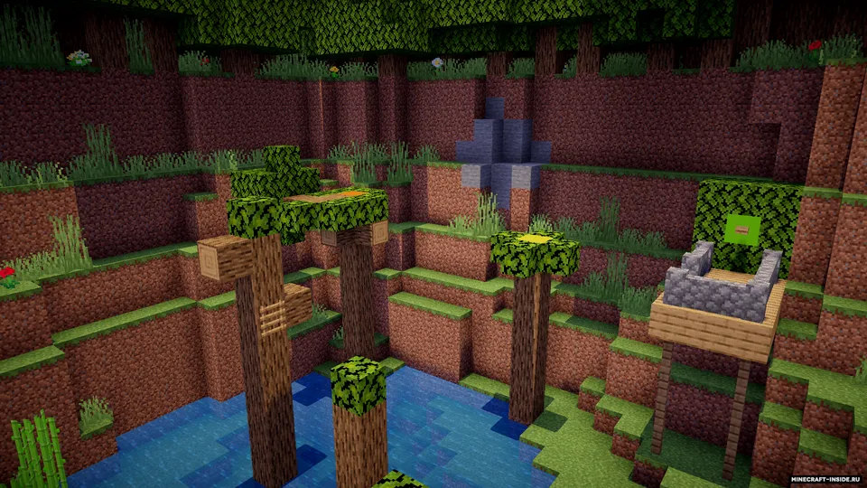 Jumping Around the World — Minecraft xarita, rasm 2