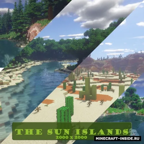 The Sun Islands — Minecraft xarita, rasm 1