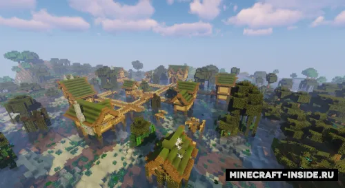 Witch Village — Minecraft xarita, rasm 1