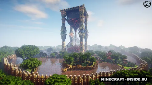 The Giant Hourglass Kingdom — Minecraft xarita, rasm 1
