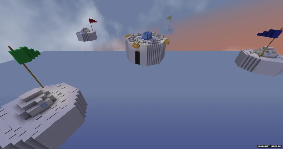 shkolo-pir'dan qorli BedWars — Minecraft xarita, rasm 2