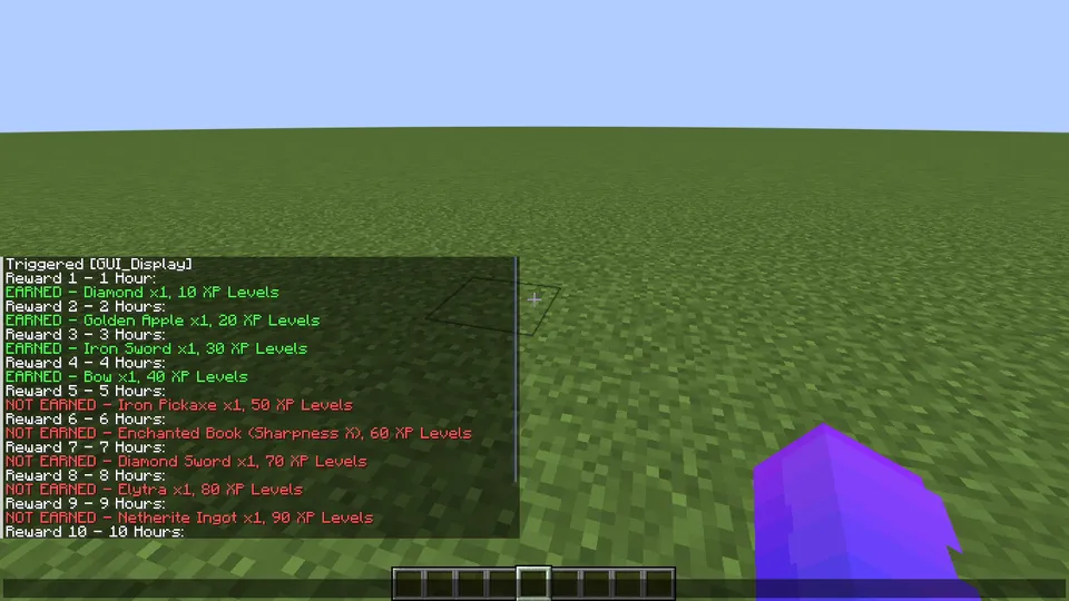 Playtime Rewards — Minecraft mod, rasm 3