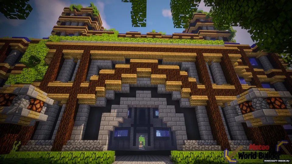 Castle and Gladiator Arena — Minecraft xarita, rasm 2