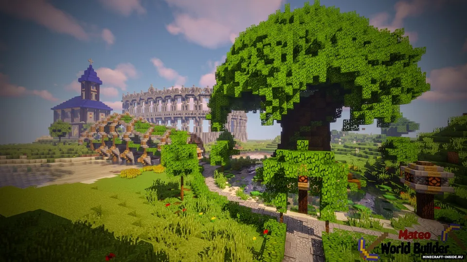 Castle and Gladiator Arena — Minecraft xarita, rasm 4
