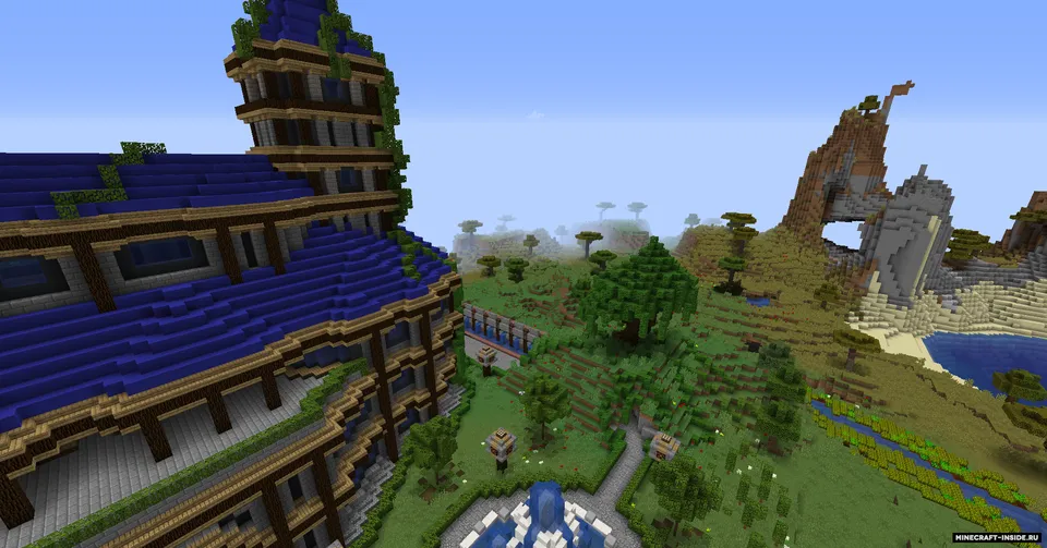 Castle and Gladiator Arena — Minecraft xarita, rasm 5