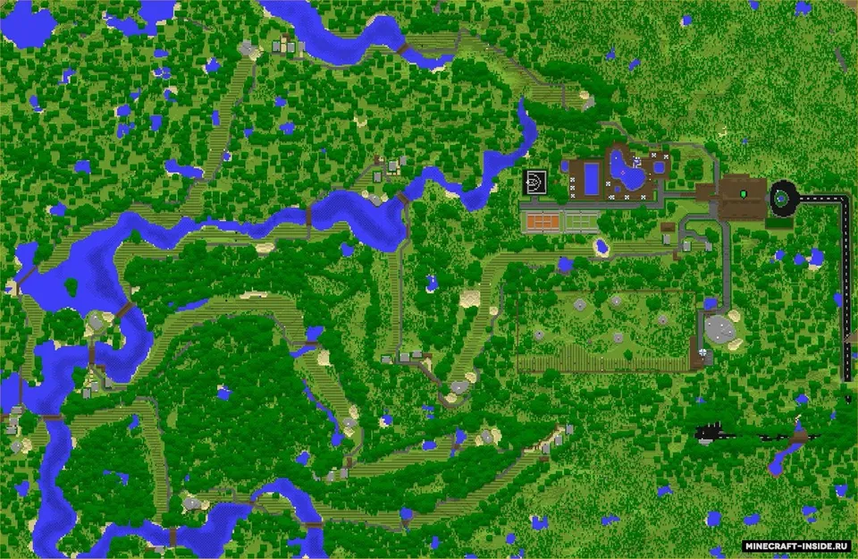 Country Club — Minecraft xarita, rasm 2