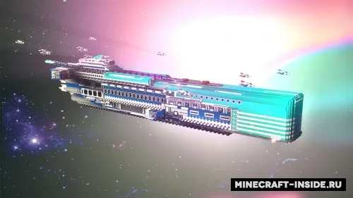 Spaceship Blu 01 — Minecraft xarita, rasm 1