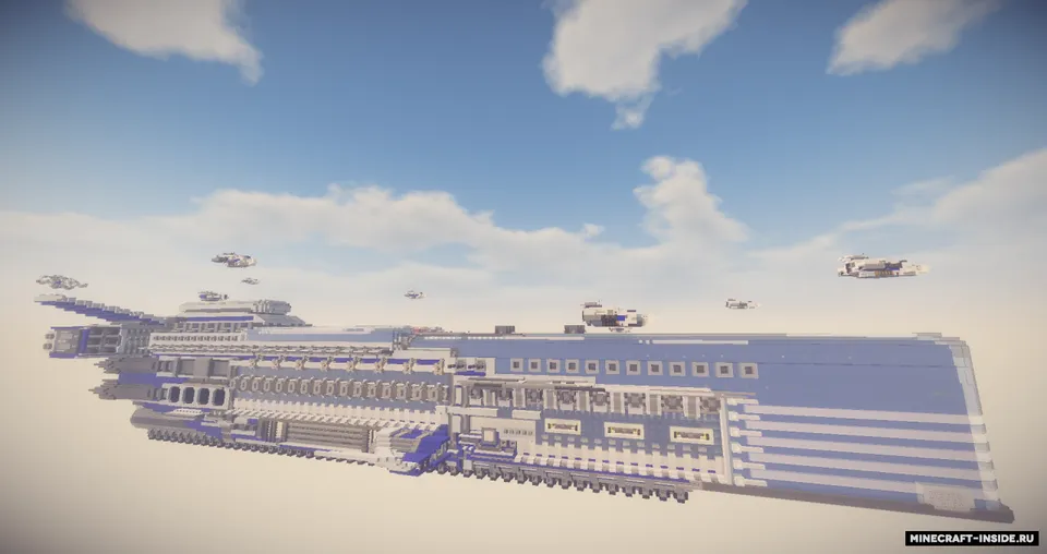 Spaceship Blu 01 — Minecraft xarita, rasm 3
