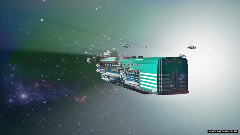 Spaceship Blu 01 — Minecraft xarita, rasm 7