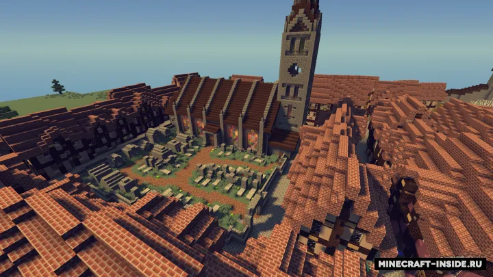 Old medieval city — Minecraft xarita, rasm 4
