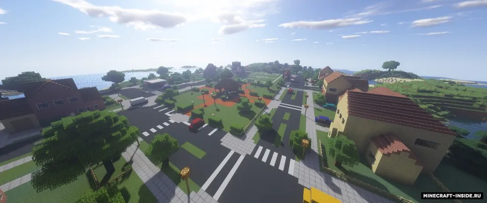 Fortnite's Pleasant Park — Minecraft xarita, rasm 5