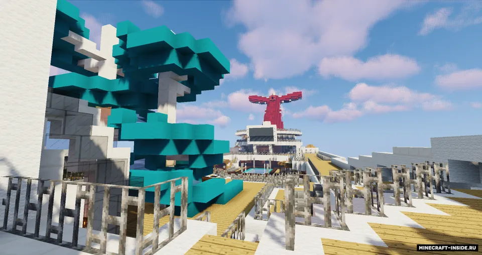 Carnival Triumph - Cruise Ship Replica — Minecraft xarita, rasm 3