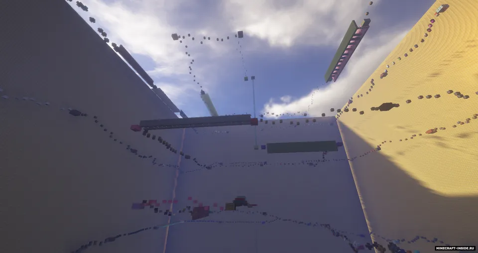 Gold / Iron / Diamond - Parkour map — Minecraft xarita, rasm 2