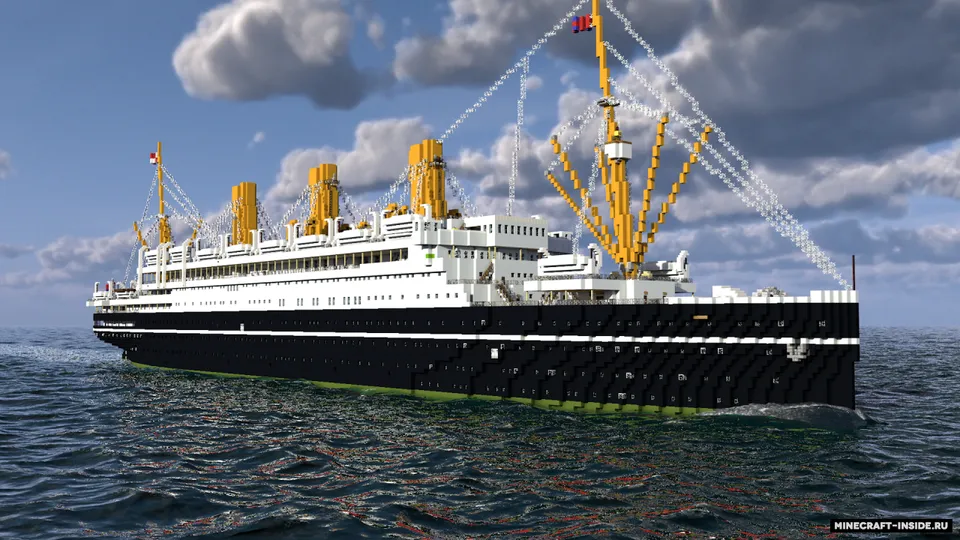 RMS Empress of Australia — Minecraft xarita, rasm 2