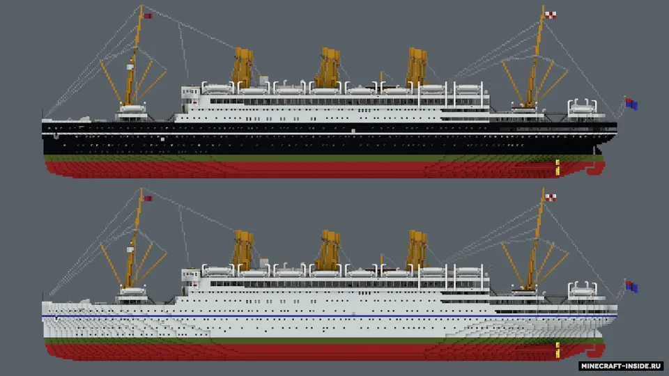 RMS Empress of Australia — Minecraft xarita, rasm 6