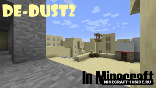 De-Dust2 — Minecraft xarita, rasm 1