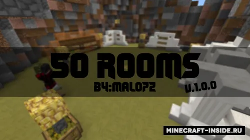 50 Rooms — Minecraft xarita, rasm 1