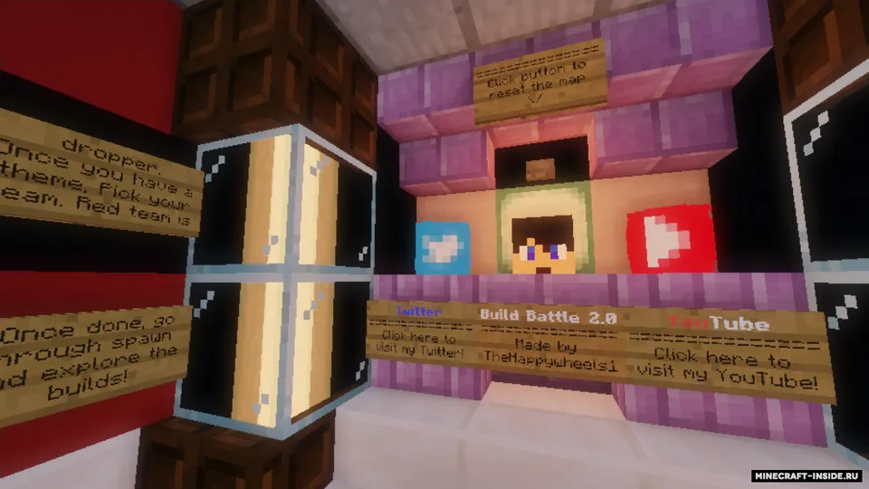 Build Battle 2.0 — Minecraft xarita, rasm 2