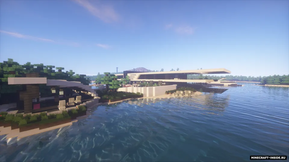 RedTech Modern Island House — Minecraft xarita, rasm 2