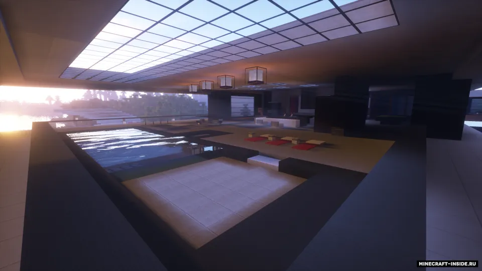 RedTech Modern Island House — Minecraft xarita, rasm 5