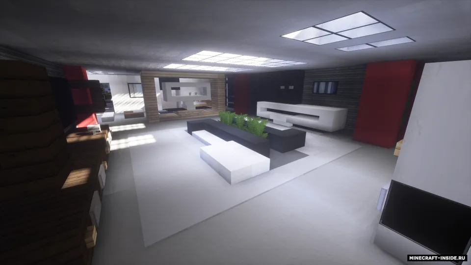RedTech Modern Island House — Minecraft xarita, rasm 6
