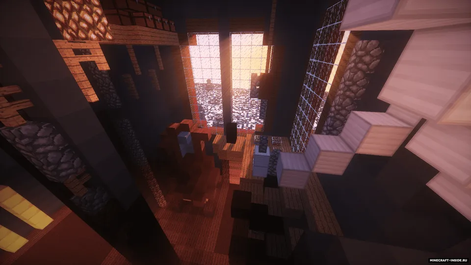 Minecraft'dagi Rojdestvo parovoz — Minecraft xarita, rasm 2