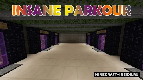Insane Parkour — Minecraft xarita, rasm 1
