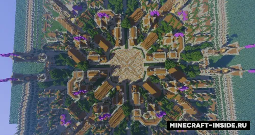 Minecraft'da o'rta asr shahri — Minecraft xarita, rasm 1