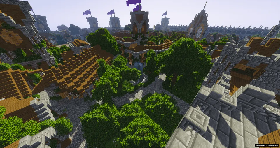 Minecraft'da o'rta asr shahri — Minecraft xarita, rasm 2