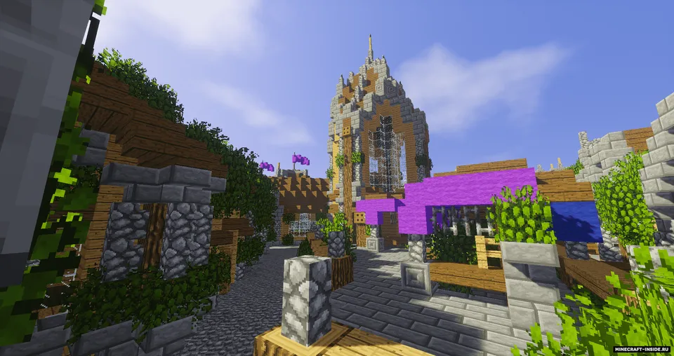 Minecraft'da o'rta asr shahri — Minecraft xarita, rasm 4