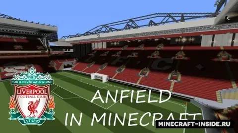 Anfield in Minecraft