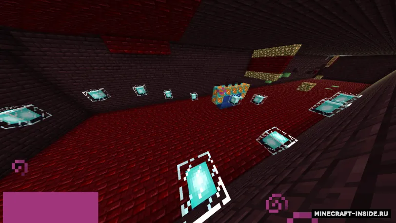 Fire Parkour Pyramid — Minecraft xarita, rasm 2