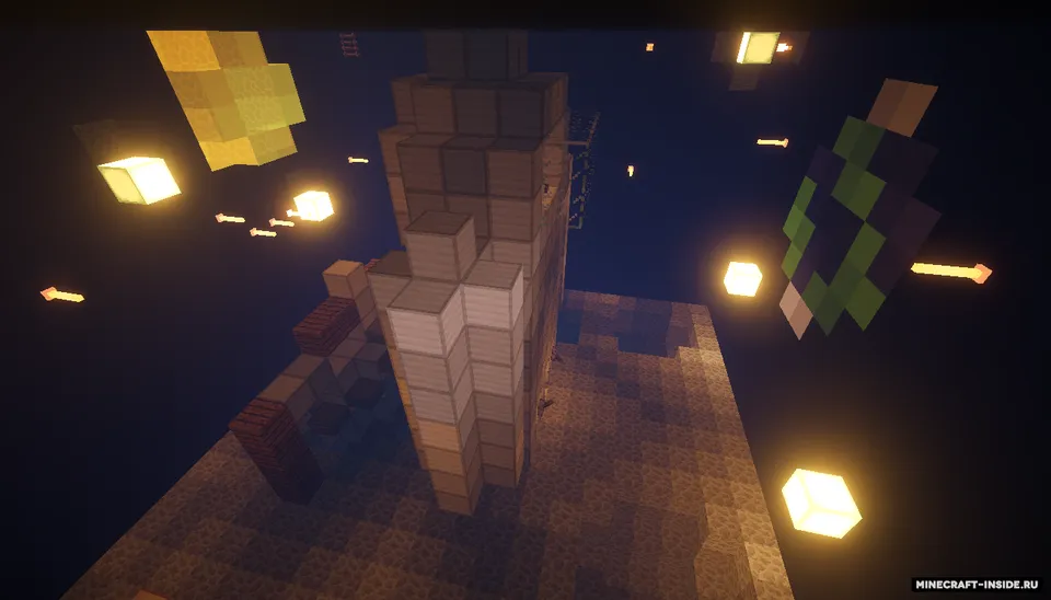 Find the Button and Block — Minecraft xarita, rasm 2