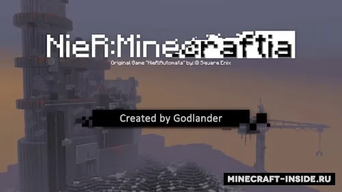NieR:Minecraftia — Minecraft xarita, rasm 1