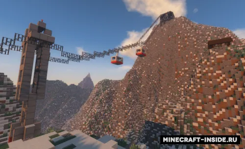 Working Cable Car — Minecraft xarita, rasm 1