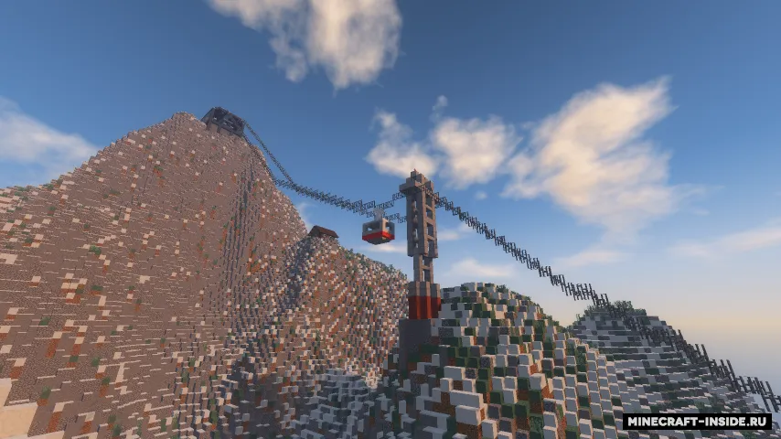 Working Cable Car — Minecraft xarita, rasm 2