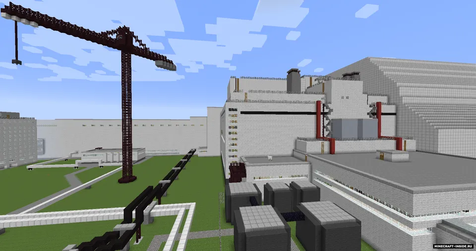Chernobyl 2019 / CHNPP + Sarkofag — Minecraft xarita, rasm 2