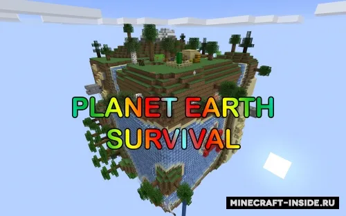 Planet Earth Survival — Minecraft xarita, rasm 1