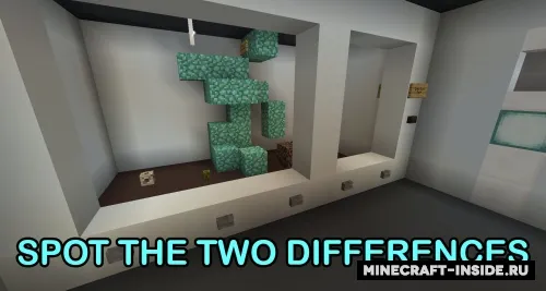 Spot the Two Differences — Minecraft xarita, rasm 1