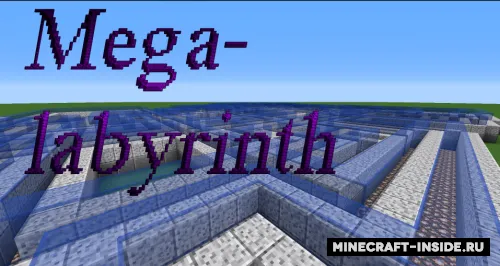 Mega-Labyrinth — Minecraft xarita, rasm 1