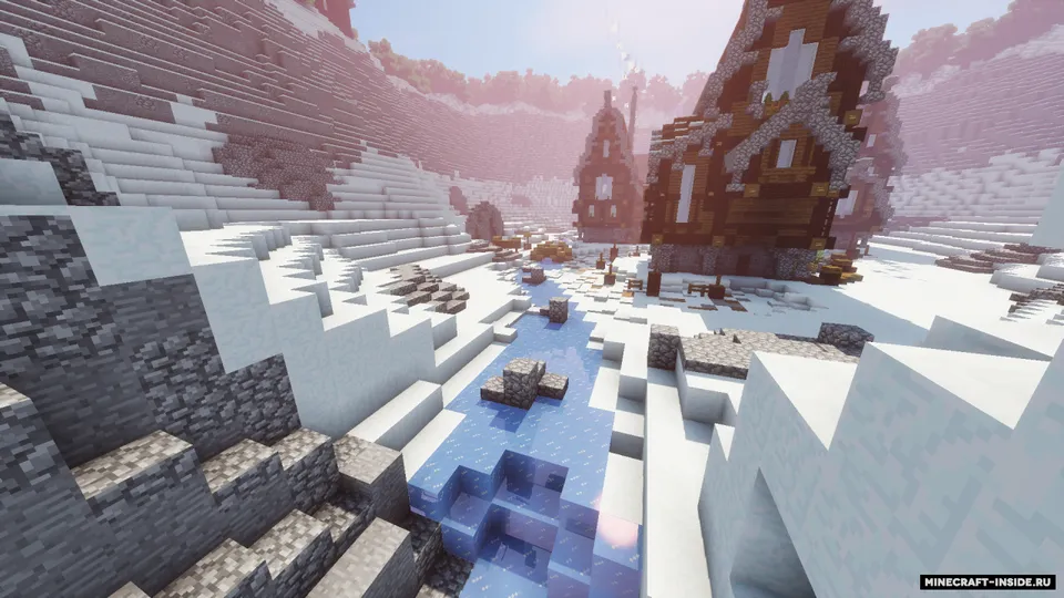 Winty Village — Minecraft xarita, rasm 5