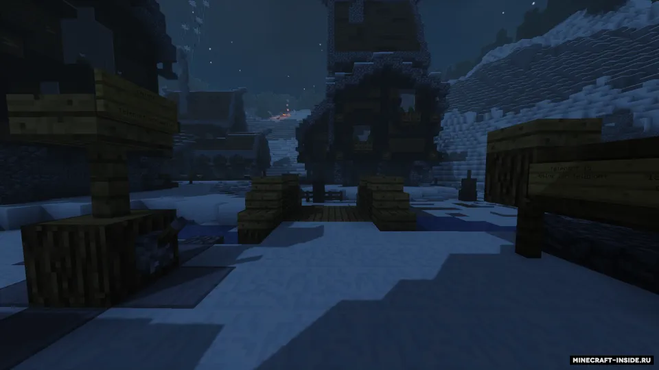 Winty Village — Minecraft xarita, rasm 6