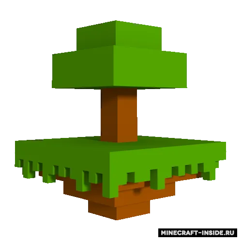 Uchar orollar — Minecraft xarita, rasm 1