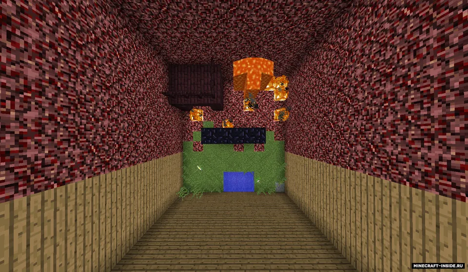 RussianEnot45 dan tugmani top — Minecraft xarita, rasm 3