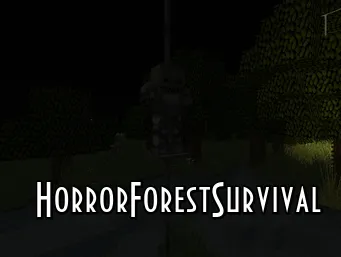 HorrorForestSurvival — Minecraft xarita, rasm 1