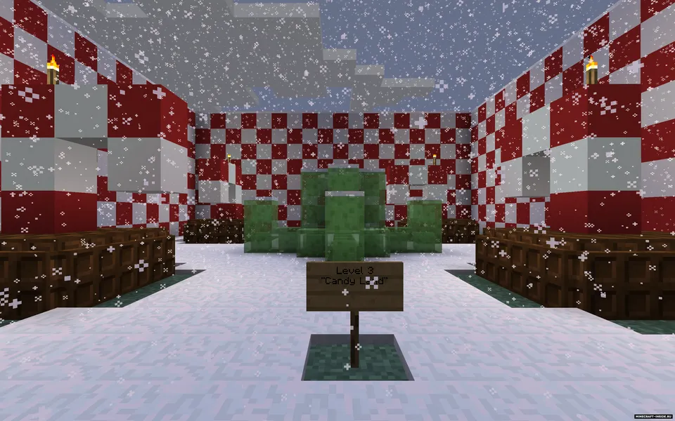 A Winter Find the Button — Minecraft xarita, rasm 3